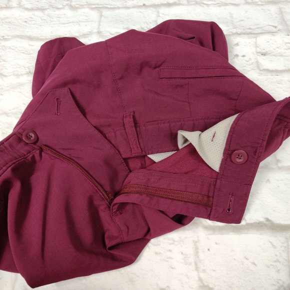 Rye by Hawker Rye mens straight leg flat front golf chino shorts red sz 34 x 10 - Picture 4 of 6